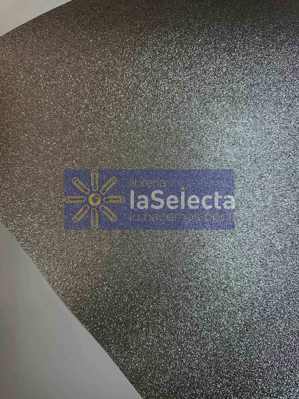 CARTULINA GLITTER PLATA 50X70 CM IMPORTADO